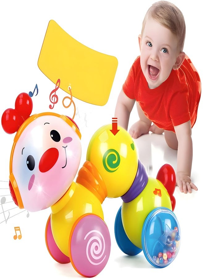STOFFIER GARTEN Press & Go Baby Crawling Toys for 1 Year Old, with Musical, Sounds, Light up - Motor Skills Cause and Effect Toys for Babies 6-12 Months Old Baby & Toddler Toys - Image 1